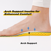 Memory Foam Insoles for Men and Women - Black