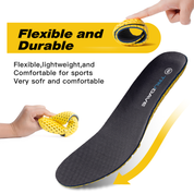 Memory Foam Insoles for Men and Women - Black