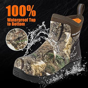 TRUDAVE Rain Boots Waterproof Garden Shoes