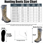 Trudave Real Grass Camo Hunting Boots for Men&Women