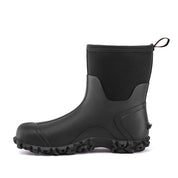 Trudave 6mm Neoprene Insulated Mid Calf Rain Boots with Steel Shank