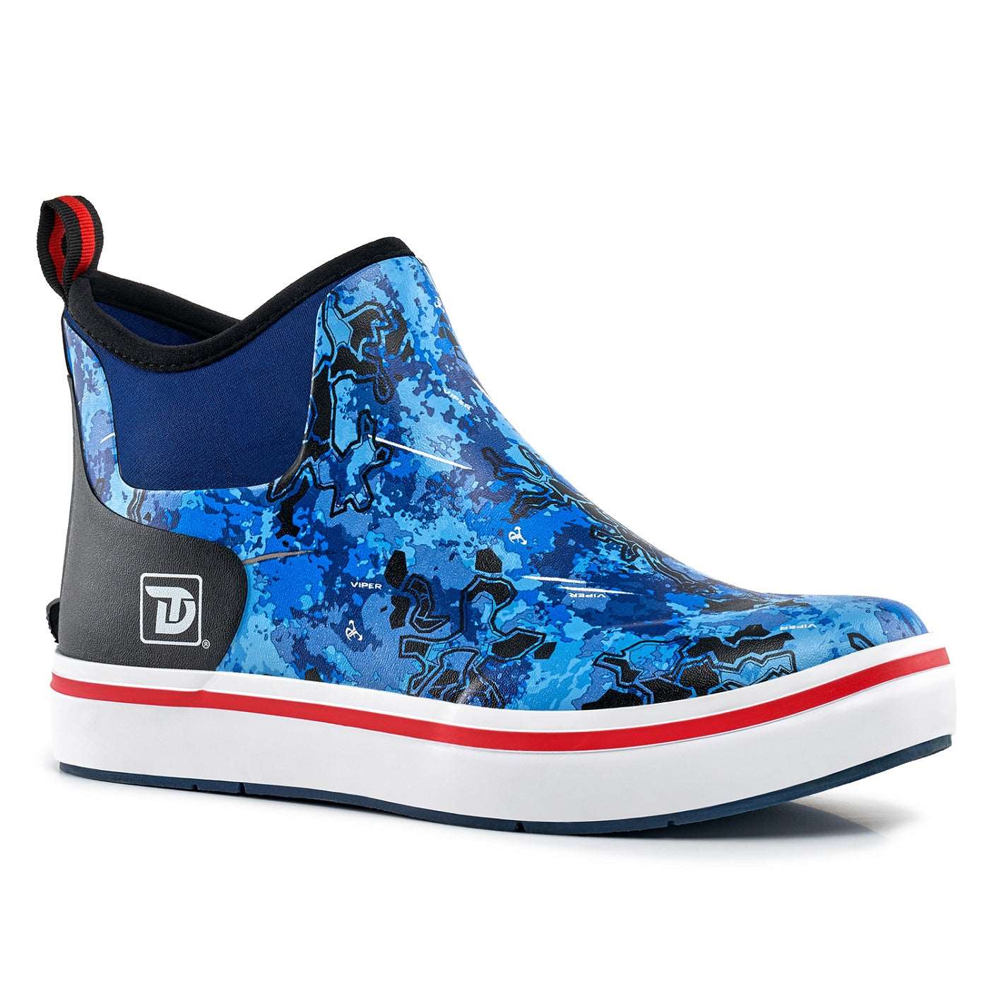 Trudave Blue Camo 5.7 IN Men's Ankle Deck Boots