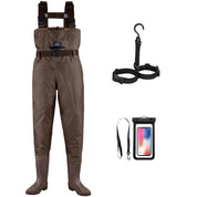 Trudave Bootfoot Waders for Men and Women-Brown