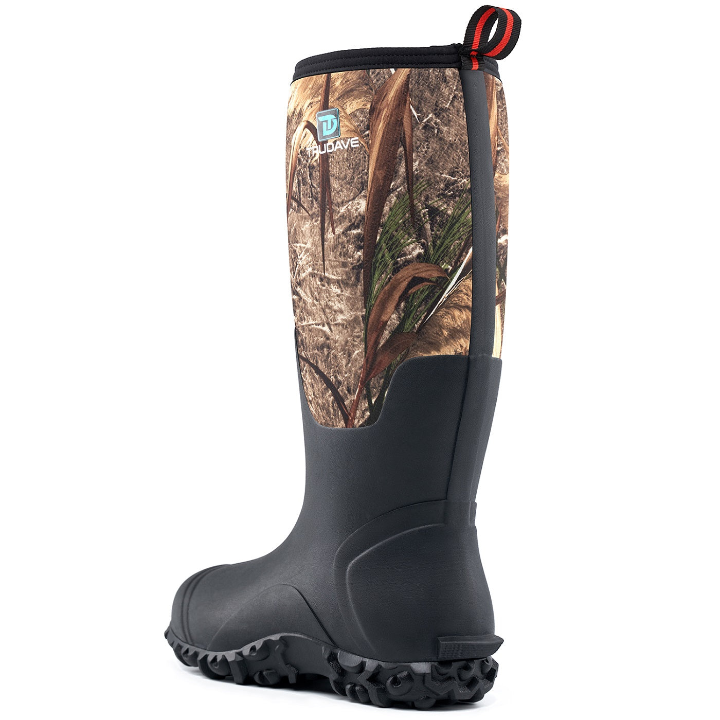 Trudave Real Reed Men's Rubber Hunting Boots with Steel Shank