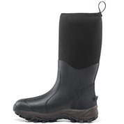 Trudave Waterproof Rubber Boots for Men and Women-Black