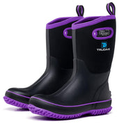 Trudave Women's Mud Boots for Gardening-Purple