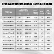 Trudave Midnight Camo 6.7 INCH Stylish Fishing Deck Boots